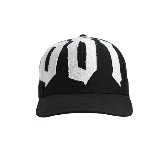 Handcrafted black cap by Teodice Stockholm