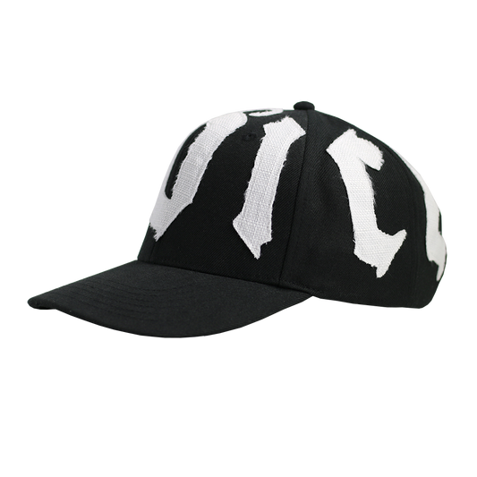 Handcrafted black cap by Teodice Stockholm