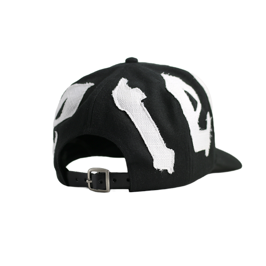 Handcrafted black cap by Teodice Stockholm