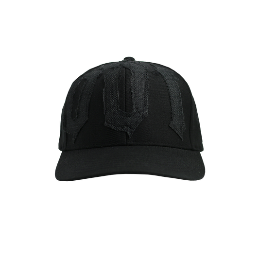 Handcrafted black cap by Teodice Stockholm