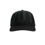 Handcrafted black cap by Teodice Stockholm
