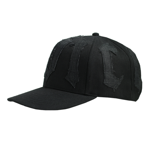 Handcrafted black cap by Teodice Stockholm