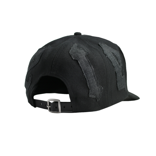 Handcrafted black cap by Teodice Stockholm
