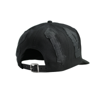 Handcrafted black cap by Teodice Stockholm