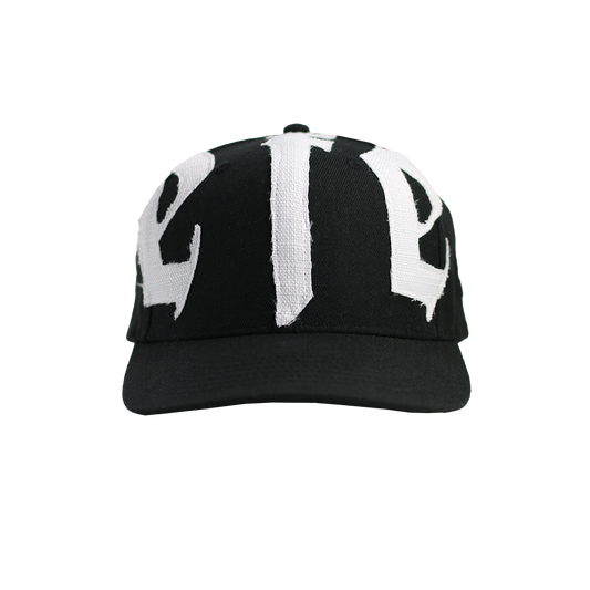 Handcrafted black cap by Teodice Stockholm