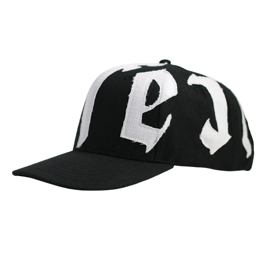 Handcrafted black cap by Teodice Stockholm