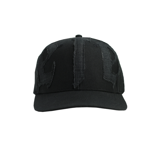 Handcrafted black cap by Teodice Stockholm