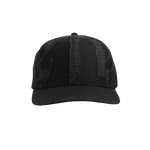 Handcrafted black cap by Teodice Stockholm