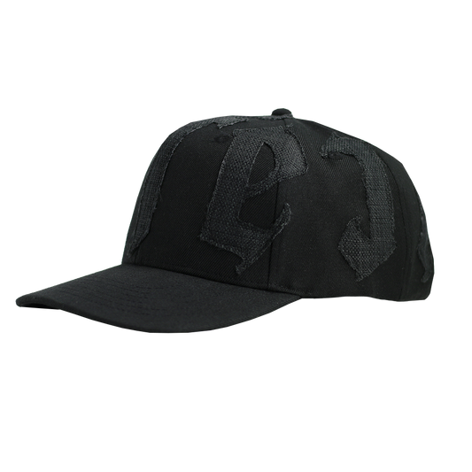 Handcrafted black cap by Teodice Stockholm
