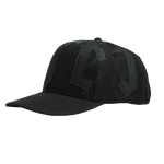 Handcrafted black cap by Teodice Stockholm