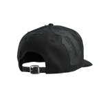 Handcrafted black cap by Teodice Stockholm