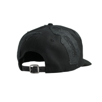 Handcrafted black cap by Teodice Stockholm